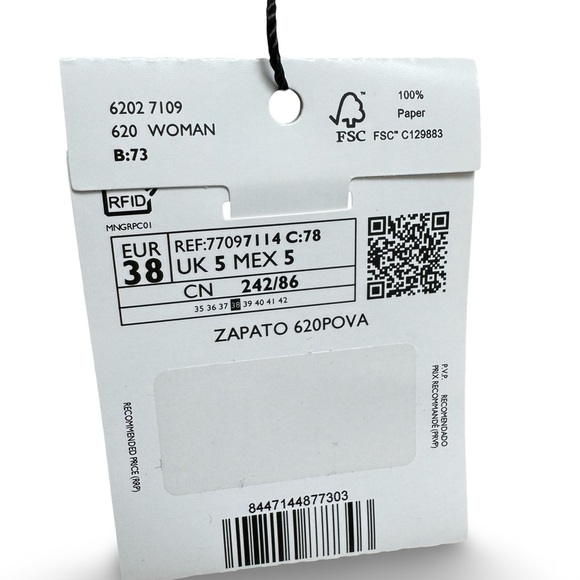 Mango Burgundy Women's Ballet Flats size 7.5 NWT - Picture 8 of 10